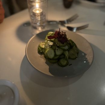 Katsuya LA Live - Cucumber Sunomono - Sushi Bars Near Me - Los Angeles, California