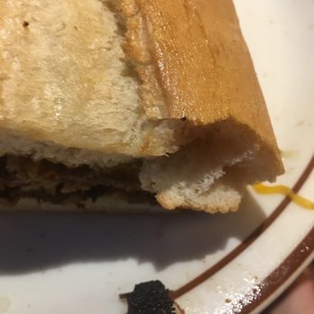 Bob’s Big Boy - Glop of what I hope was the burnt contents of my sandwich. Looks like a bug but we're pretty sure it was meat. We hope. Yikes. - American Near Me - Burbank, California Bob’s Big Boy - Glop of what I hope was the burnt contents of my sandwich. Looks like a bug but we're pretty sure it was meat. We hope. Yikes. - American Near Me - Burbank, California