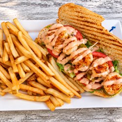 Holidays Pub & Grill - Shrimp Po Boy Sandwich
