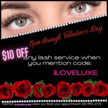 Luxe Lash by Alissa - Thanks for letting me know about this! Promo through February 14-Love my valentine lashes! - Eyelash Service Near Me - Gaithersburg, Maryland Luxe Lash by Alissa - Thanks for letting me know about this! Promo through February 14-Love my valentine lashes! - Eyelash Service Near Me - Gaithersburg, Maryland