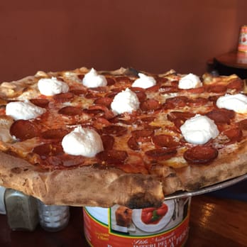 Coalfire Pizza - Pepperoni with whipped ricotta - Pizza Near Me - Chicago, Illinois