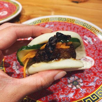 Mecha Noodle Bar - STEAMED BAO: PORK BELLY - Noodles Near Me - New Haven, Connecticut Mecha Noodle Bar - STEAMED BAO: PORK BELLY - Noodles Near Me - New Haven, Connecticut