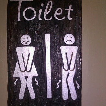 Kinara Thai - This is a cute in front of the bathroom. - Thai Near Me - Portland, Oregon Kinara Thai - This is a cute in front of the bathroom. - Thai Near Me - Portland, Oregon