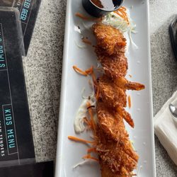 Brew STX - Coconut shrimp sampler very well worth it!!!