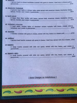 Menu photo 2 El Ranchero Nacogdoches, TX