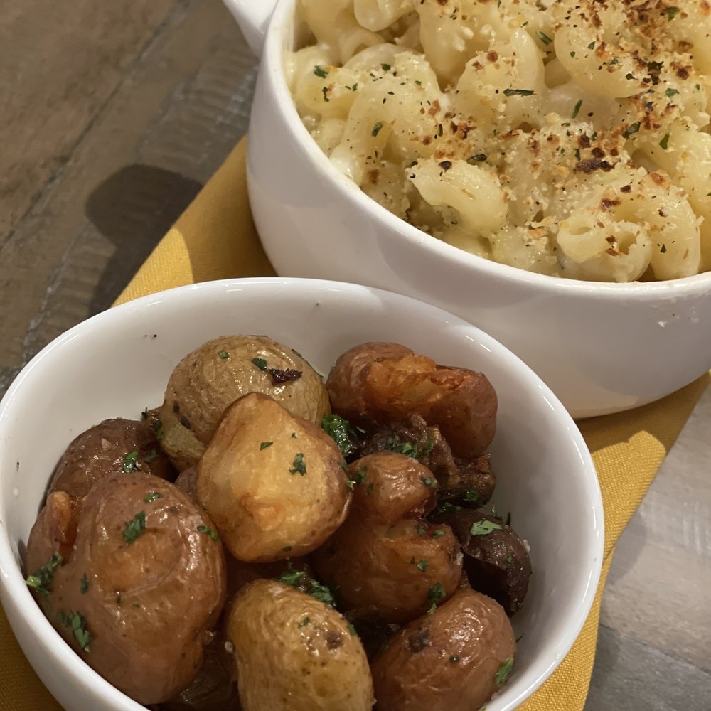 Shkodé - Mac and cheese and duck fat fried potatoes - Steakhouses Near Me - Wayland, Michigan