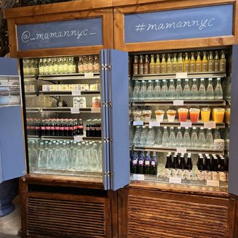 maman - All drinks in the case are from France - Bakeries Near Me - New York, New York