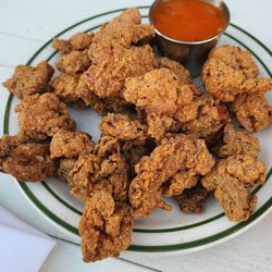 Prohibition Taproom - Popcorn chicken with Carter sauce