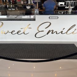 Sweet Emilie's Coffee & Ice Cream - The front desk.