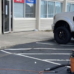 Avis Rent A Car - Outside of building, and video of man yelling at me