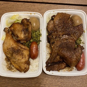 Eatery 19 - 49. Taiwan Railroad Pork Chop Bento 50. Taiwan Railroad Chicken Leg Bento - Taiwanese Near Me - Syosset, New York
