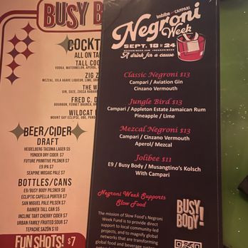 Busy Body - Cocktail Bars Near Me - Tacoma, Washington Busy Body - Cocktail Bars Near Me - Tacoma, Washington