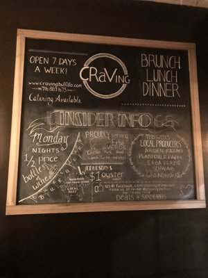 Menu photo 8 CRāVing Restaurant Buffalo, NY Menu photo 8 CRāVing Restaurant Buffalo, NY