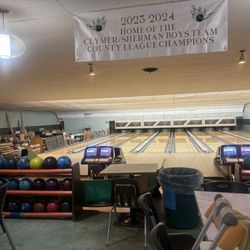 Cutting Lanes - Lanes and the storage. Lots of balls to choose.
