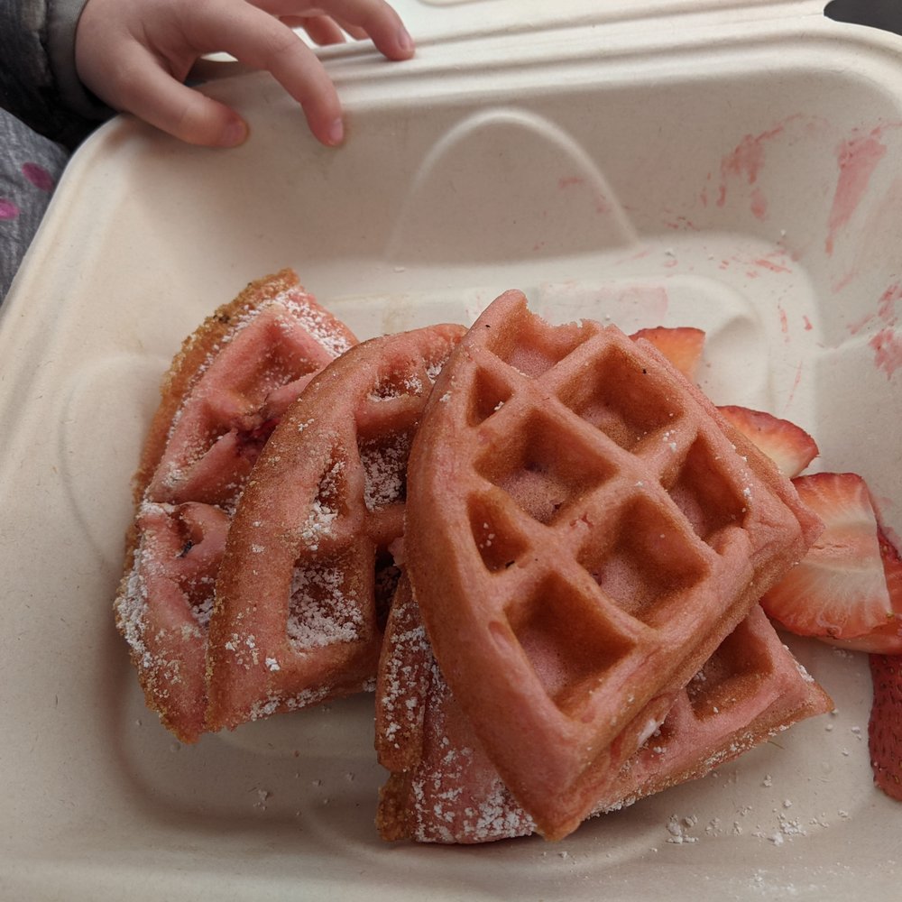 SPRO - Strawberry guava mochi waffle ($11) - 3.5 stars. Unique and tasty. Hoping for a little more crisp. Sat lunch 2022-01-15 - Coffee & Tea Near Me - San Francisco, California SPRO - Strawberry guava mochi waffle ($11) - 3.5 stars. Unique and tasty. Hoping for a little more crisp. Sat lunch 2022-01-15 - Coffee & Tea Near Me - San Francisco, California