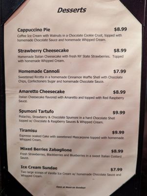 Menu photo 3 Delmonico's Italian Steakhouse Syracuse, NY Menu photo 3 Delmonico's Italian Steakhouse Syracuse, NY