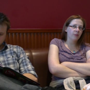 Caffe Nero - Steve and Hazel in Caffe Nero, Chapel Allerton. I have no clue what Hazel is looking at. - Coffee & Tea Near Me - Leeds, XWY