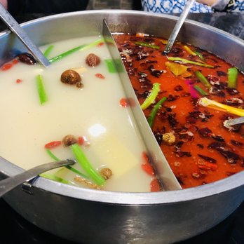 Happy Lamb Hot Pot - Half-and-Half Pot - Chinese Near Me - Dublin, California Happy Lamb Hot Pot - Half-and-Half Pot - Chinese Near Me - Dublin, California