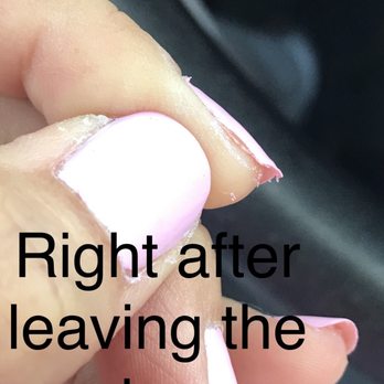 La Belle Hair and Nails - This is what happens when you skip the base coat, use too many layers of polish, and do the cleaning steps in wrong orders. - Hair Salons Near Me - Davis, California La Belle Hair and Nails - This is what happens when you skip the base coat, use too many layers of polish, and do the cleaning steps in wrong orders. - Hair Salons Near Me - Davis, California