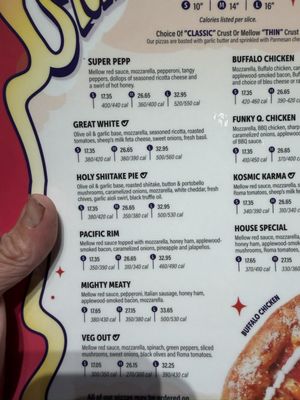Menu photo 1 Mellow Mushroom Pigeon Forge Pigeon Forge, TN