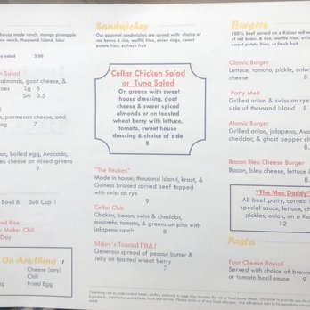 The Cellar Cafe - Menu - American Near Me - Oklahoma City, Oklahoma The Cellar Cafe - Menu - American Near Me - Oklahoma City, Oklahoma