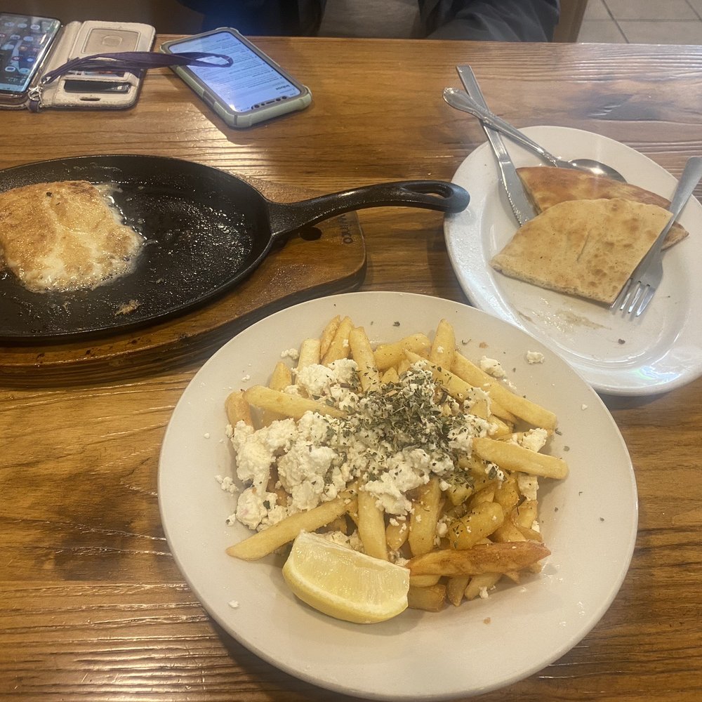 Greek Fries Saganaki