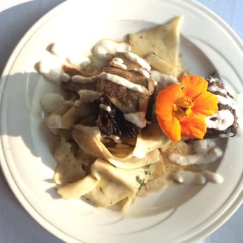 Cafe Lafayette Dinner Train - Bison braised ribs with pappardelle - New American Near Me - Lincoln, New Hampshire Cafe Lafayette Dinner Train - Bison braised ribs with pappardelle - New American Near Me - Lincoln, New Hampshire