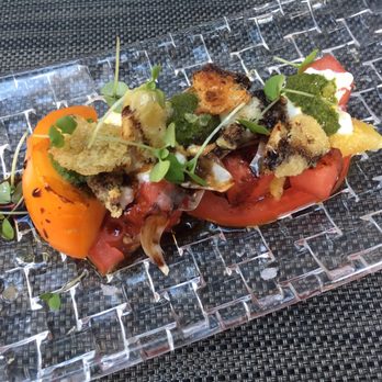 One Restaurant - Tomato-burrata salad - Canadian (New) Near Me - Toronto, Ontario One Restaurant - Tomato-burrata salad - Canadian (New) Near Me - Toronto, Ontario