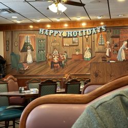 The Original Granny's - Cool mural at the back wall.