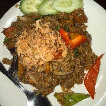 Ros Siam - Green Curry Fried Rice (Spicy)  *customized to be very spicy and wet - Thai Near Me - Denver, Colorado