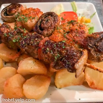 BarCelona - Filet of beef and prawn skewers - Tapas Bars Near Me - Stockholm, Alberta BarCelona - Filet of beef and prawn skewers - Tapas Bars Near Me - Stockholm, Alberta
