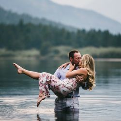 Jennifer Mooney Photography - Honeymoon shoot, East Glacier Park, Montana
