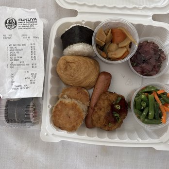 Fukuya - $35.17 and double charged for ahi patty when we have 1 - Japanese Near Me - Honolulu, Hawaii
