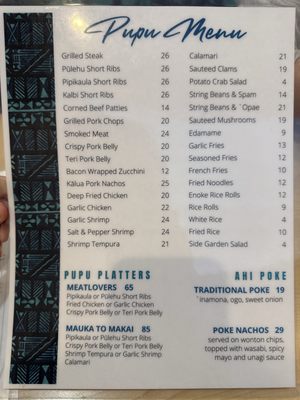 Menu photo 6 East Side Bar & Grill Kaneohe, HI