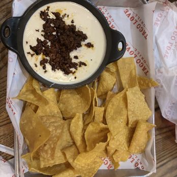 Taco Love Grill - Queso with chorizo - Mexican Near Me - White Marsh, Maryland