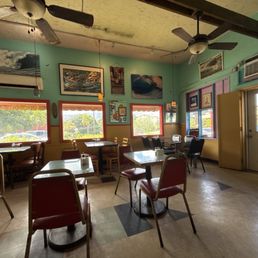Inside dining. They have outside dining as well