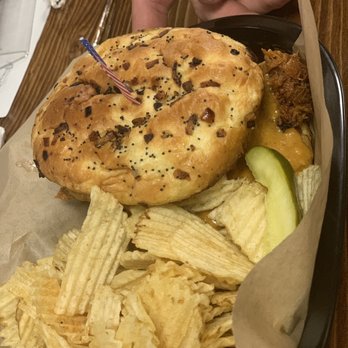 Presidential Brewing Co. - Pulled pork atop a burger - Breweries Near Me - Portage, Michigan Presidential Brewing Co. - Pulled pork atop a burger - Breweries Near Me - Portage, Michigan