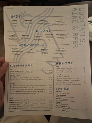 Menu photo 5 Faccia a Faccia Boston, MA