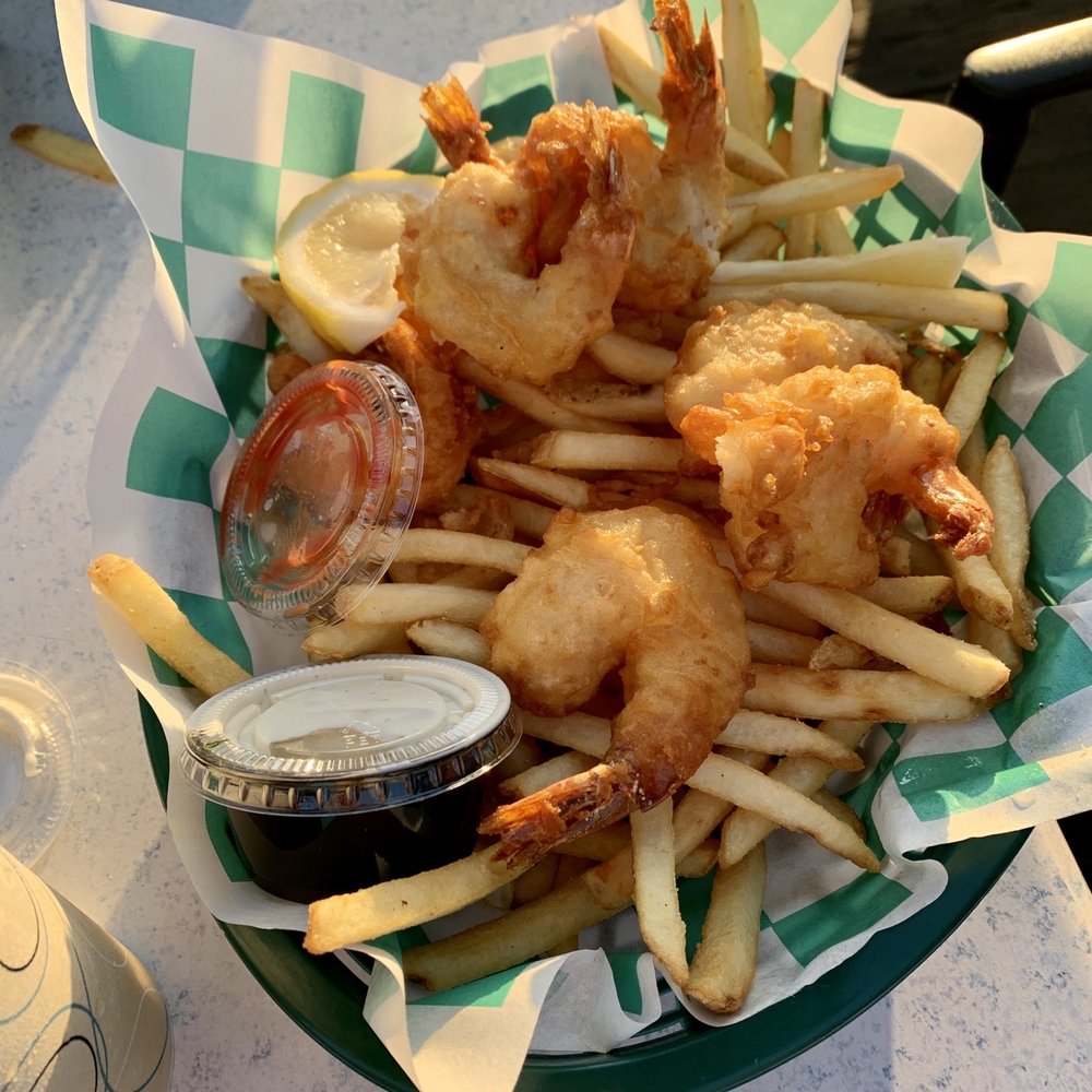 Tognazzini's Dockside Too - Shrimp and chips - Seafood Near Me - Morro Bay, California Tognazzini's Dockside Too - Shrimp and chips - Seafood Near Me - Morro Bay, California