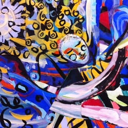 Donna Pope Gallery & Studio - "Relax Deep Breathe"
Yoga series
Original Tempera Collage ~ Offered as a Limited-edition Print