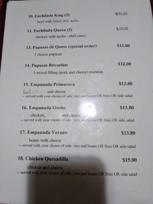 Menu photo 2 Jose Jose Latin Restaurant Red Deer, AB Menu photo 2 Jose Jose Latin Restaurant Red Deer, AB