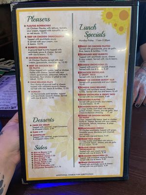 Menu photo 2 Los Girasoles Fort Worth, TX Menu photo 2 Los Girasoles Fort Worth, TX