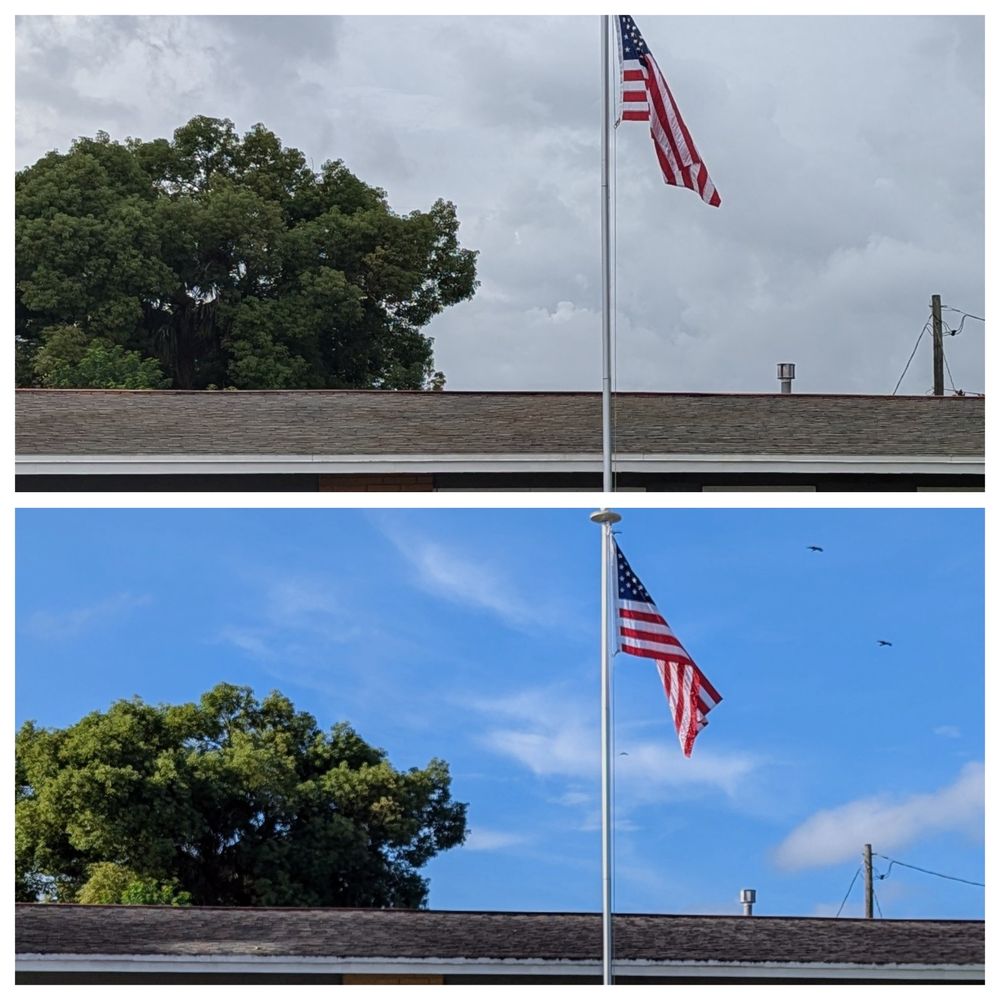 Slide of Solar Exterior Cleaning