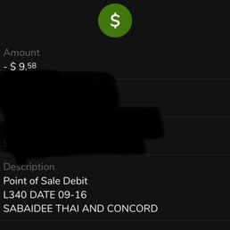 Original charge ($2 extra paid for fried rice) Original charge ($2 extra paid for fried rice)