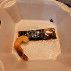 China Inn - There sweet and sour shrimp. I use shrimp bigger than this in shrimp salad. Tasted like rubber bands