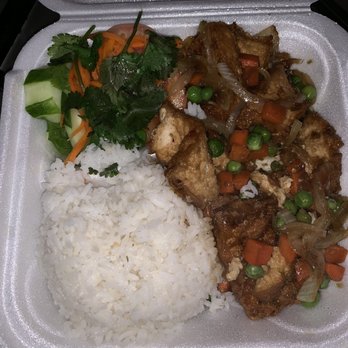 Pho Good - Tofu Sauteed Lemongrass with Vegetables Steamed Rice - Vietnamese Near Me - Shawnee, Kansas