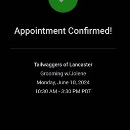 The date and time of my appointment. The date and time of my appointment.
