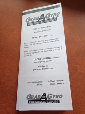 Menu photo 5 Grab A Gyro Portland, OR Menu photo 5 Grab A Gyro Portland, OR