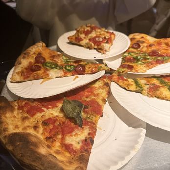 Scarr's Pizza - Margherita, hot boi, dj Clark Kent - Pizza Near Me - New York, New York Scarr's Pizza - Margherita, hot boi, dj Clark Kent - Pizza Near Me - New York, New York