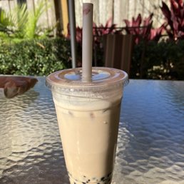 Creme Brûlée bubble tea